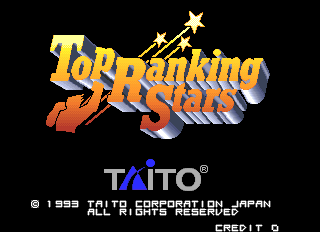 Top Ranking Stars (Ver 2.1O 1993+05+21) (New Version) Title Screen